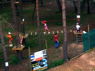 Parcours aventure facile adapte aux enfants